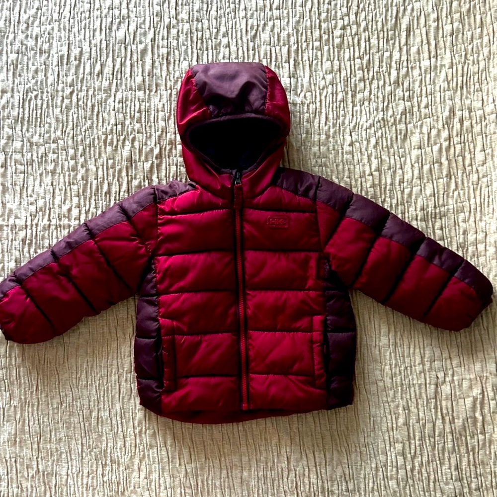 Children's Red Puffer Jacket